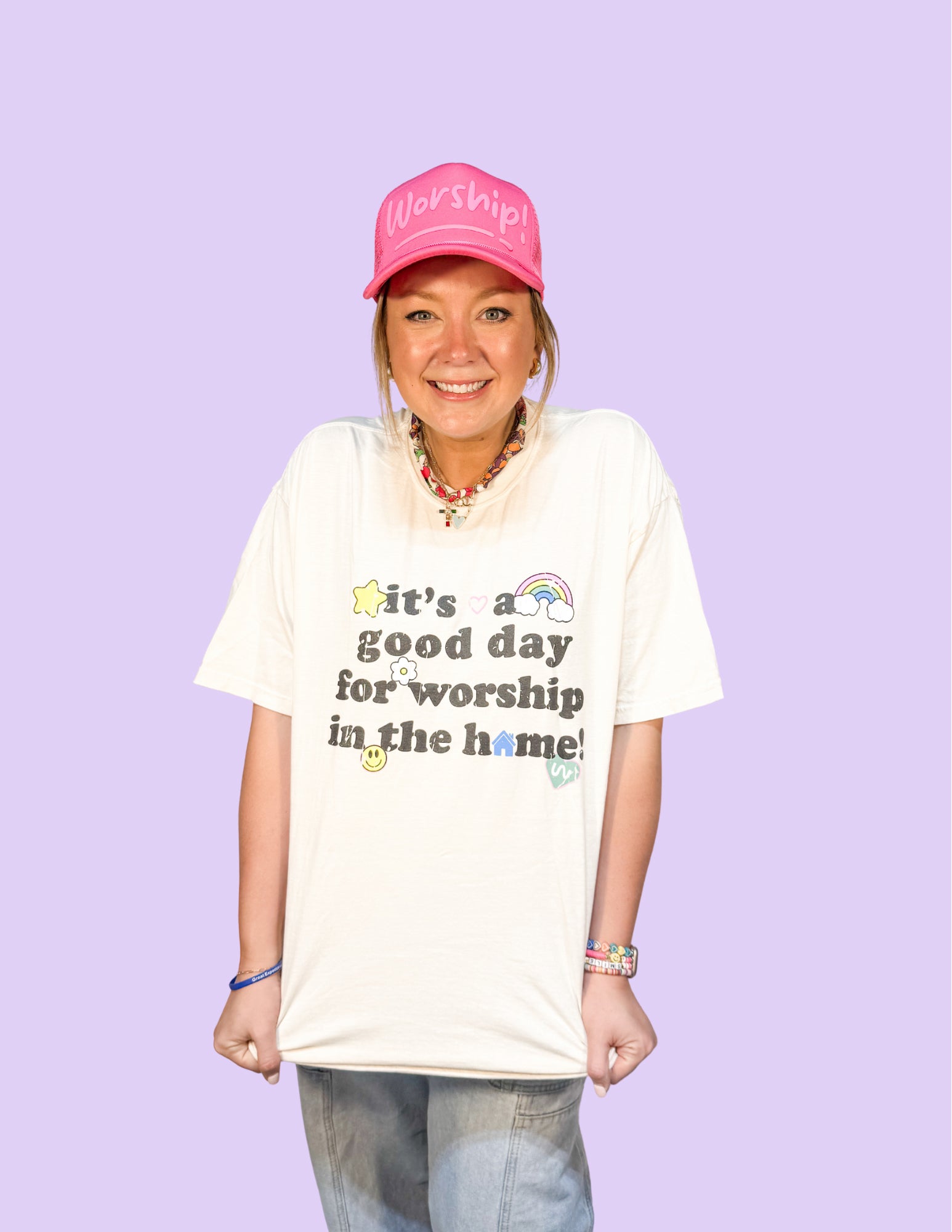 ADULT- It's a Good Day for Worship in the Home Tee